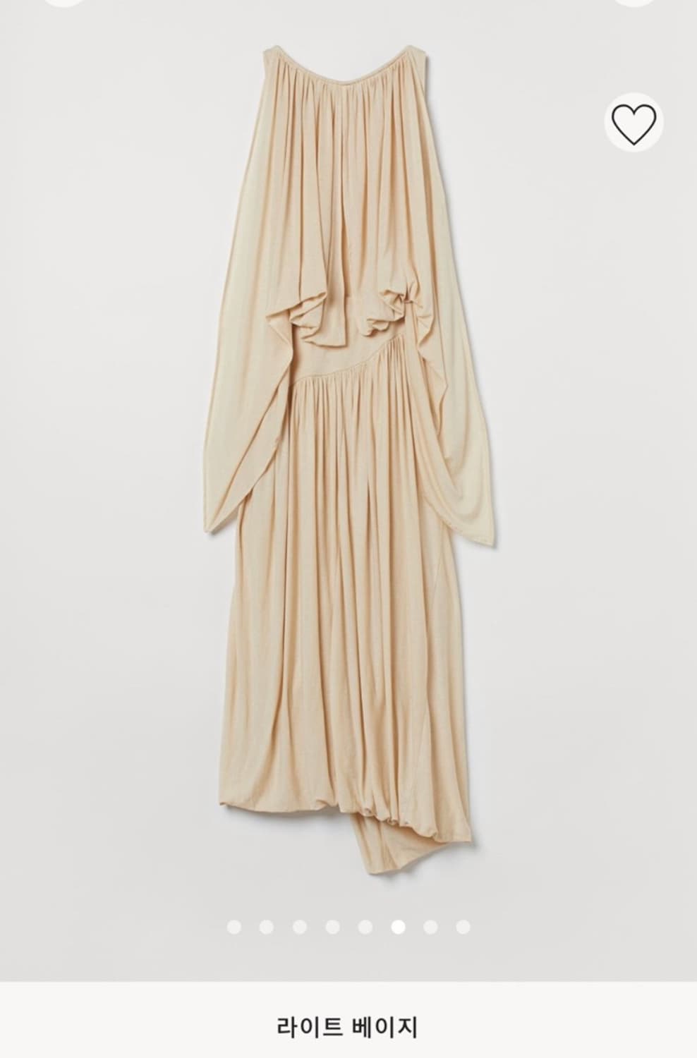 h&m 드레이핑드레스 상품이미지2