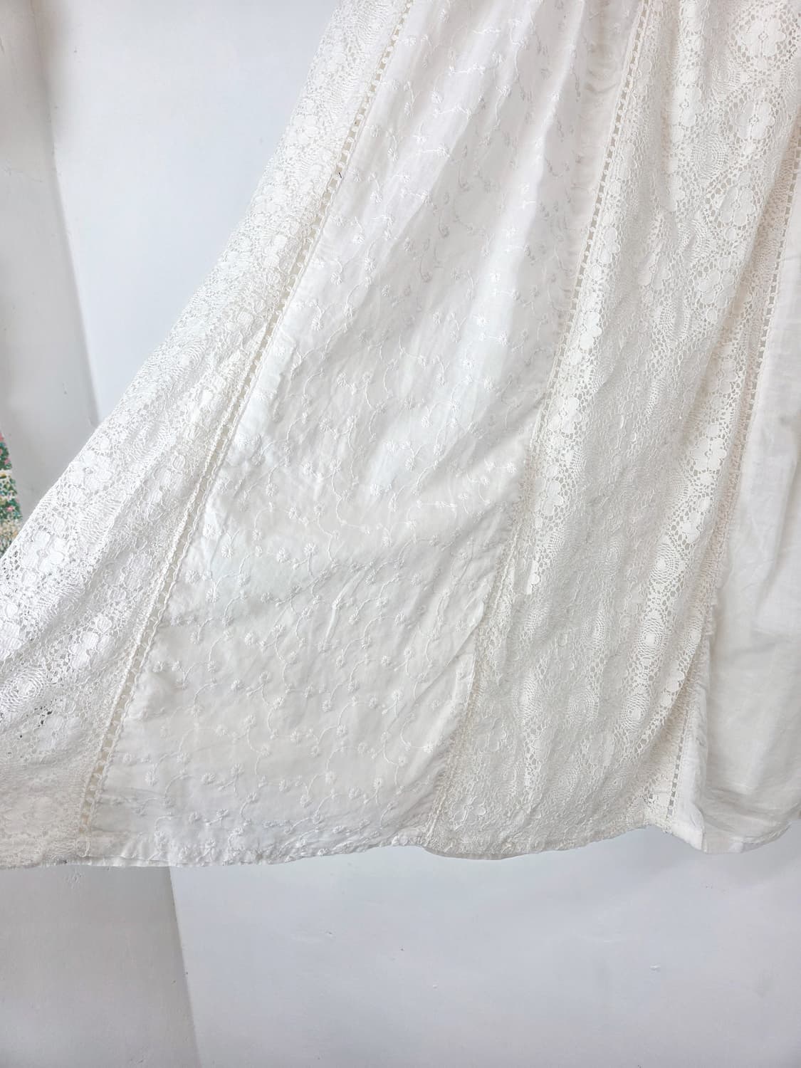 퓨어 패치워크 롱스커트 상품이미지4