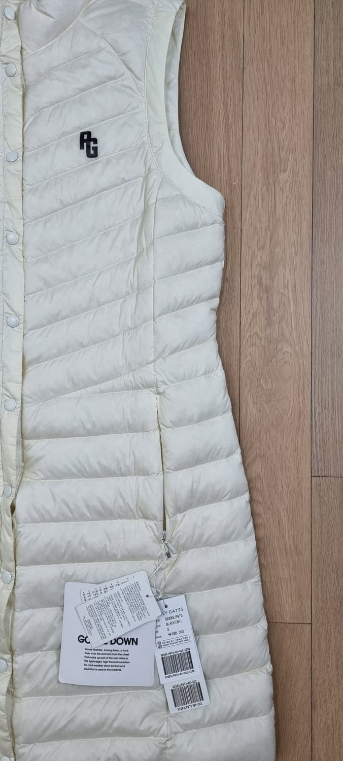 파리게이츠 구스 롱 패딩 쪼끼 2size _ 여성 상품이미지4