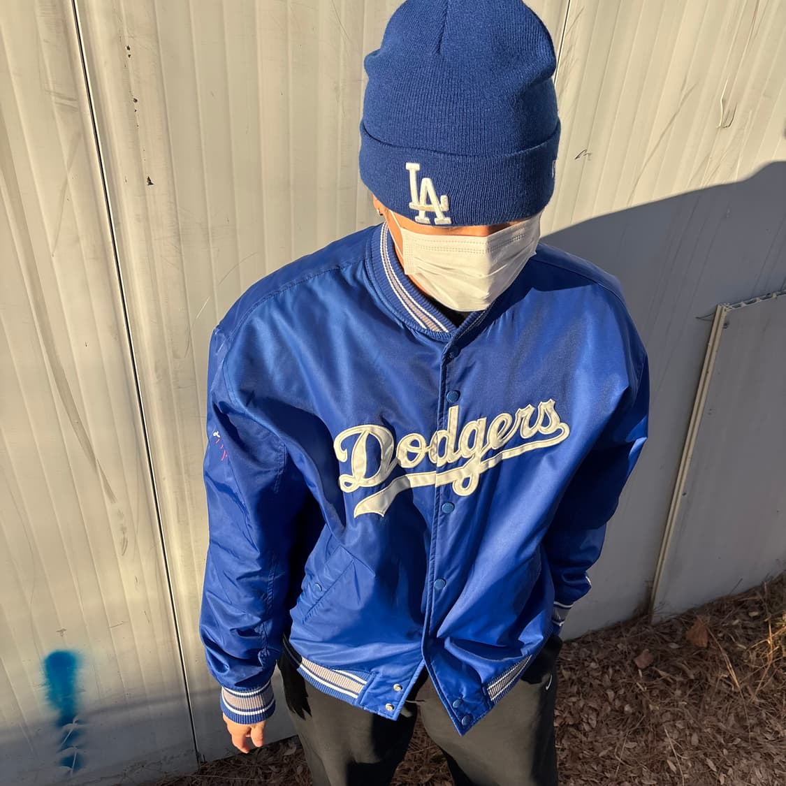 뉴에라 MLB LA 다저스 커프 비니 - 블루 상품이미지1