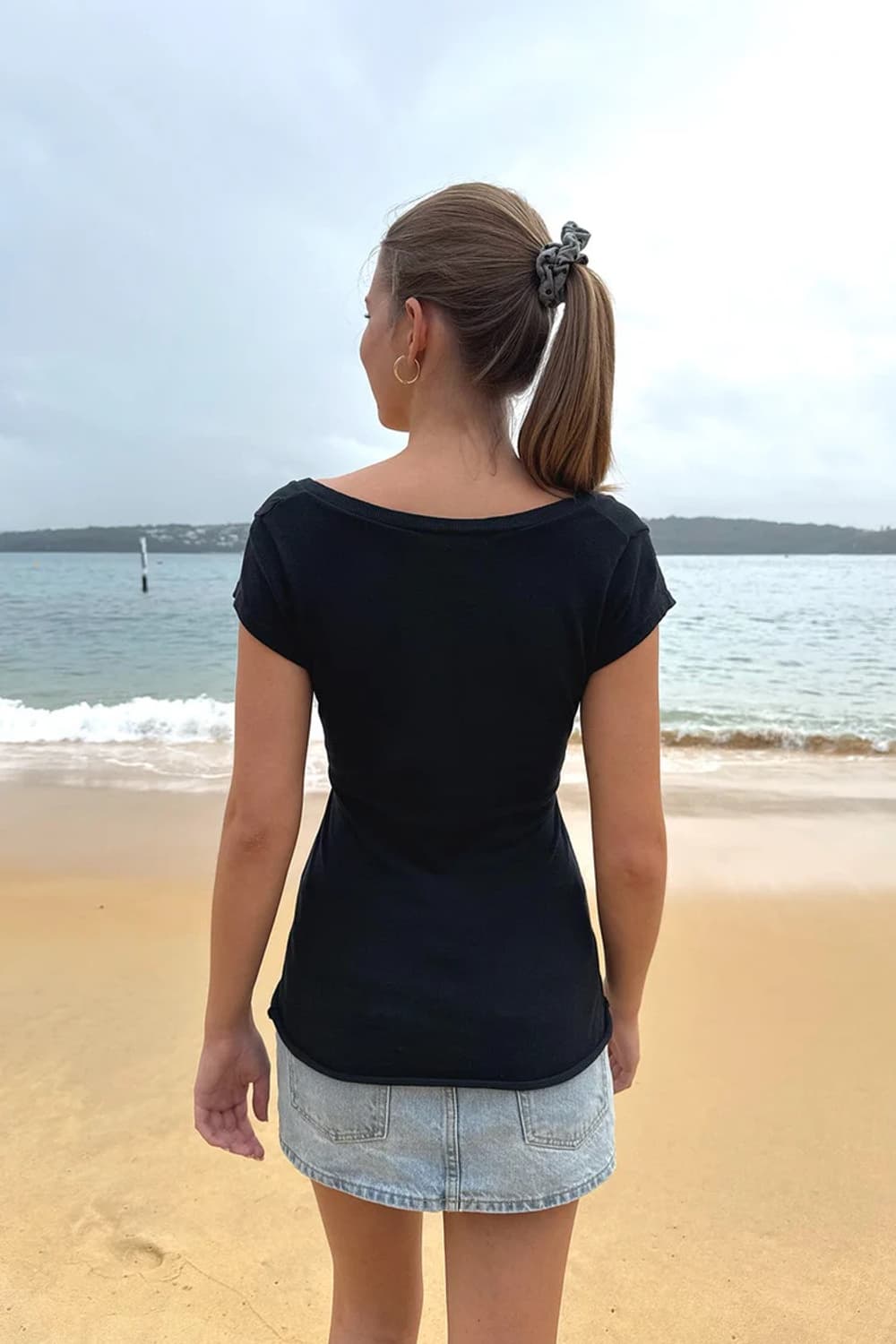 브랜디멜빌 PHILIPPA TOPS 블랙 상품이미지2