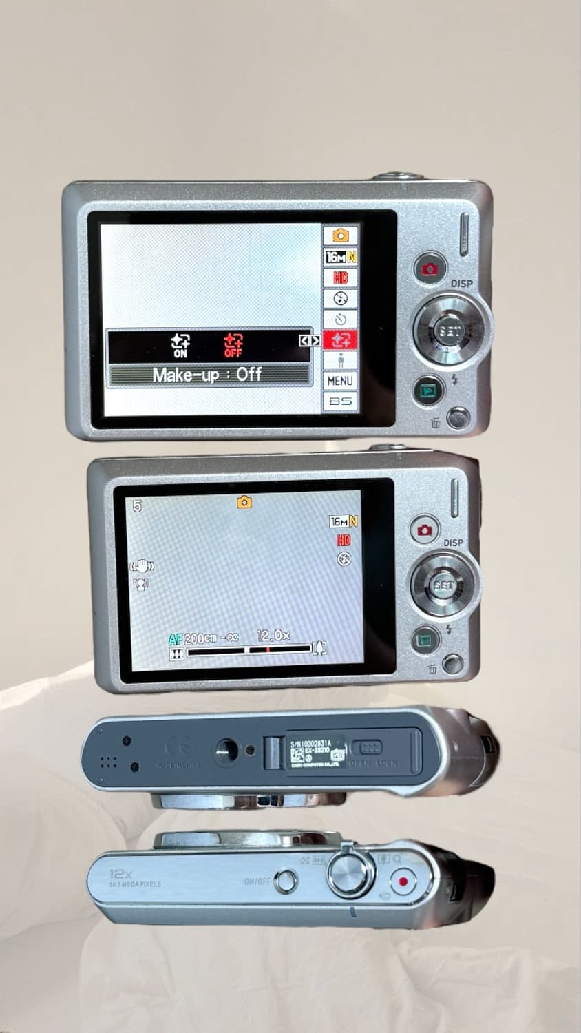 소프트포커스!) 카시오 엑슬림 EX-ZS210 디카 빈티지 캠코더 /캐논 상품이미지2