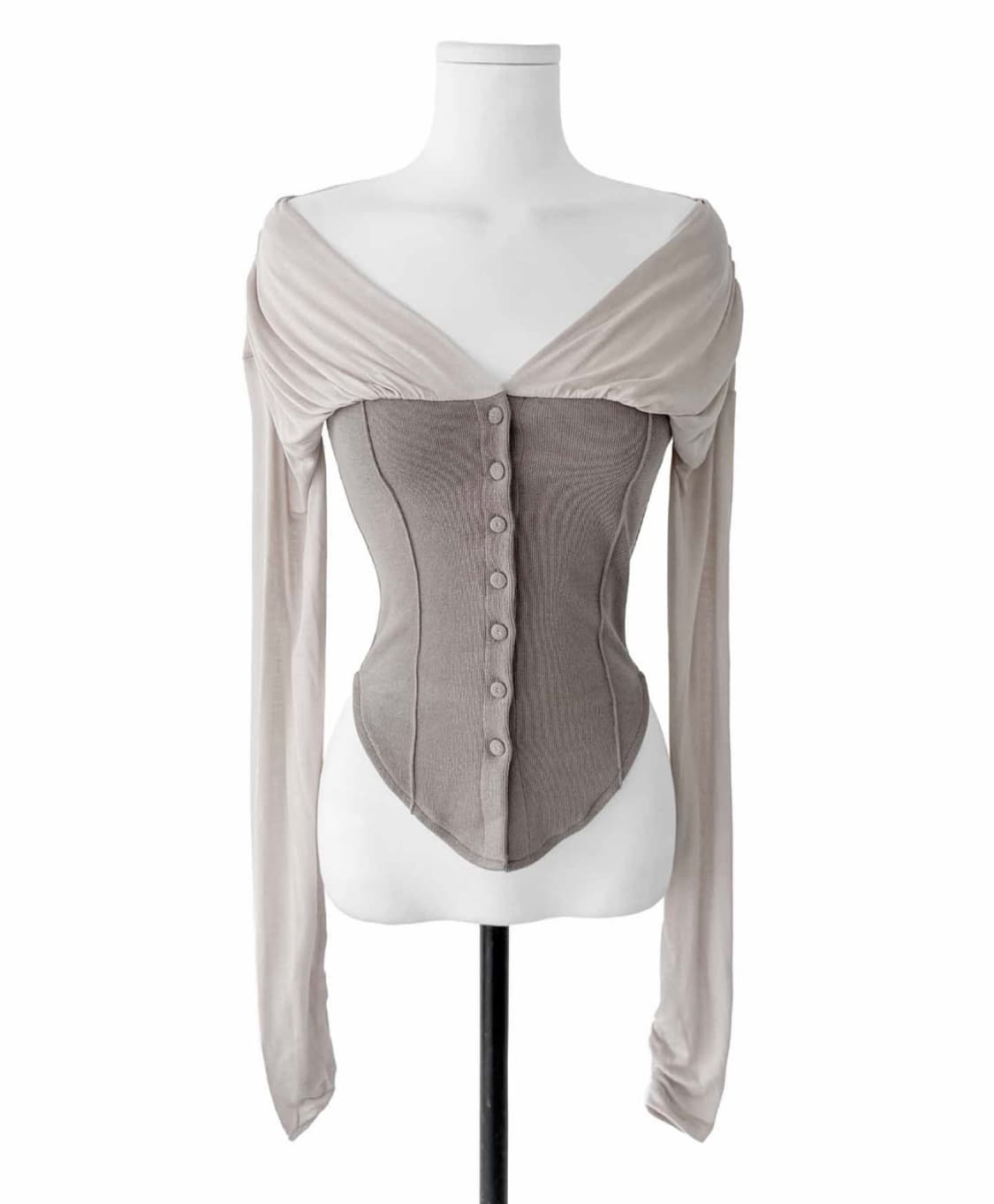 클라우드이모션 ivy soft drape T (mocha) 상품이미지1