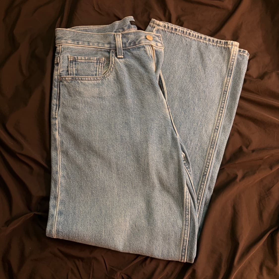 유니클로 와이드스트레이트진 상품이미지1