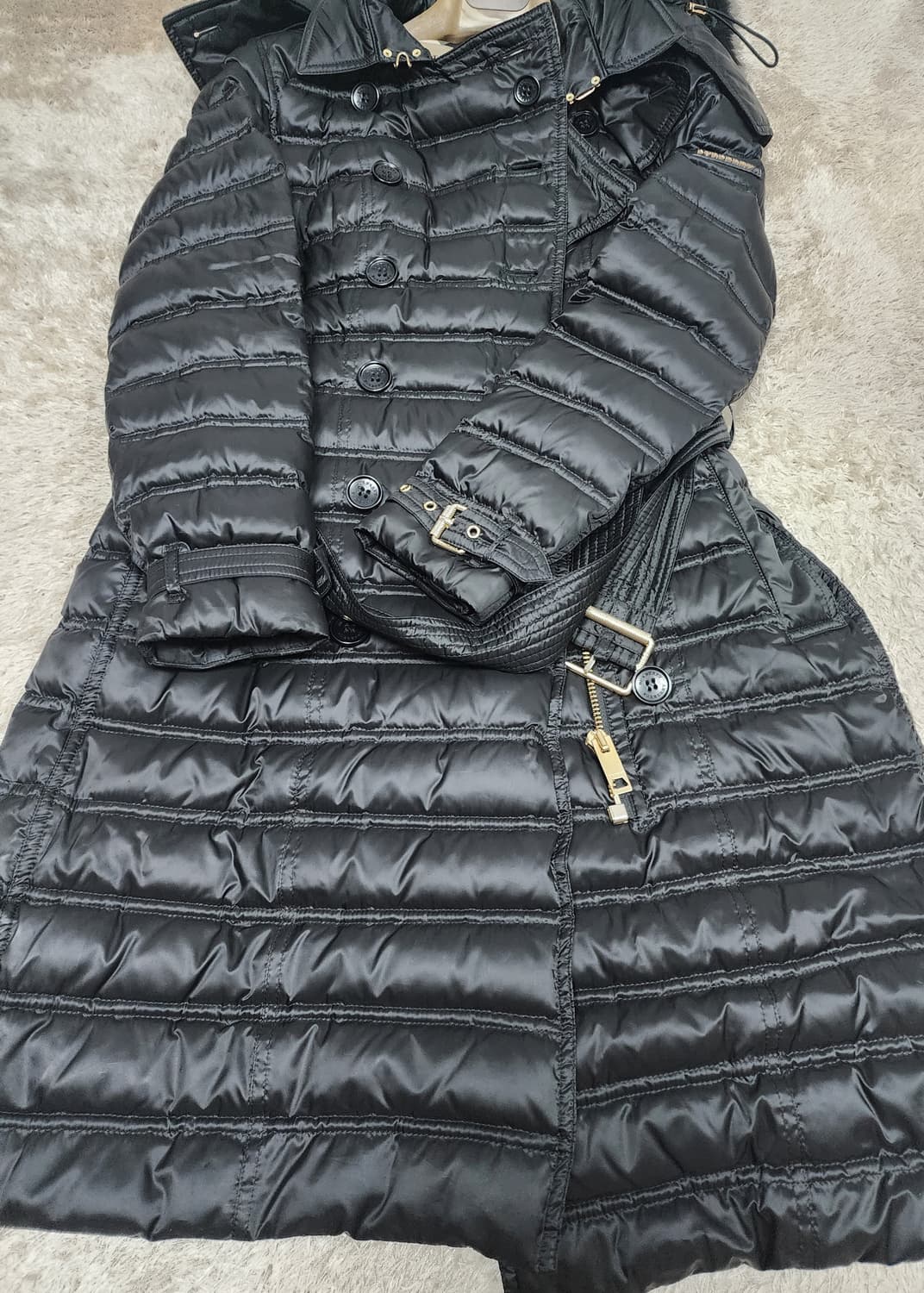 버버리 여성 패딩 체스터포드 xs 블랙 상품이미지6