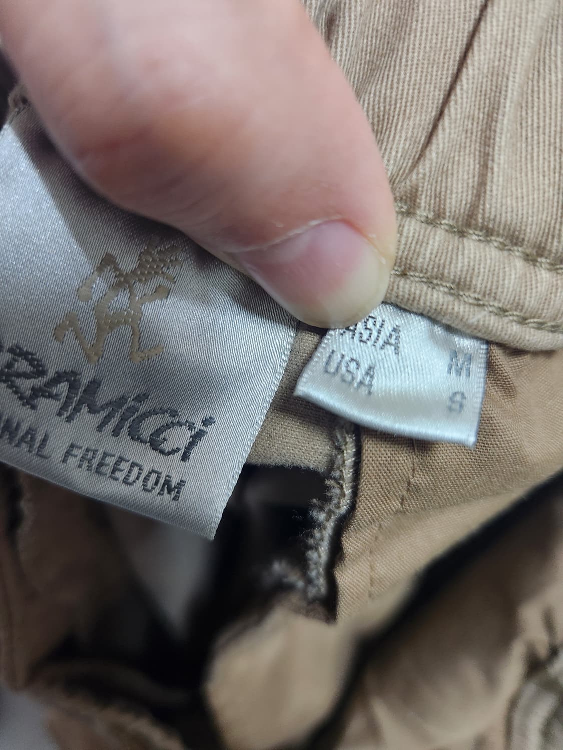 그라미치 트윌 그라운드 업 팬츠 Tan M 새상품 상품이미지6