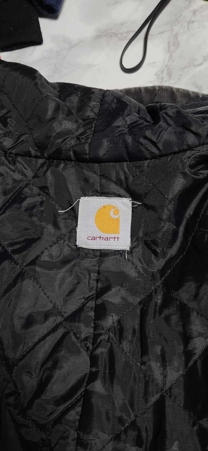 칼하트 J06 흑청 샌드스톤 워크 후드 자켓 상품이미지6