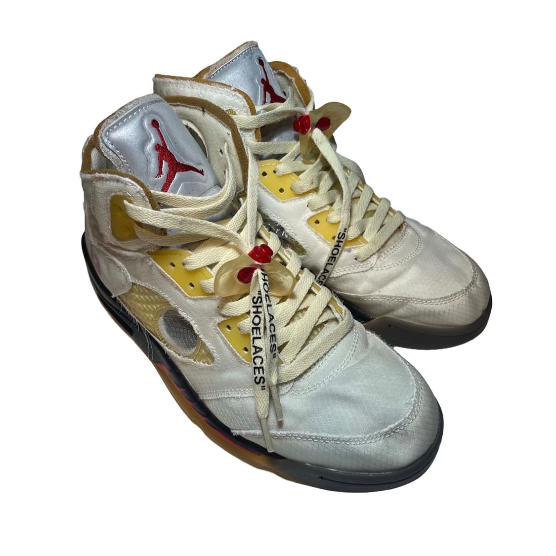 Off-White x Air Jordan 5 “Sail” 상품이미지2