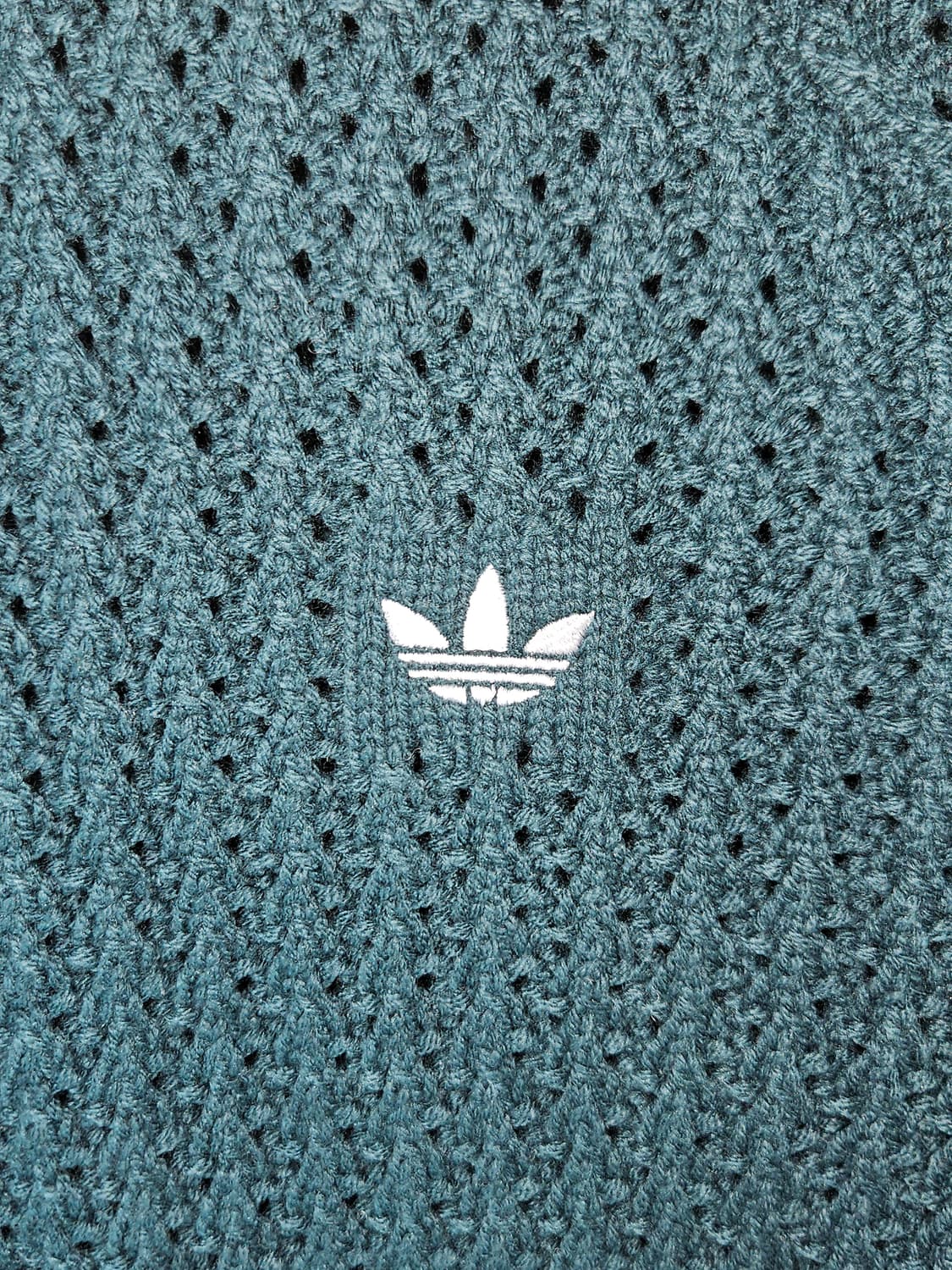 아디다스 신형 크롭 아디컬러 니티드 크루 니트 케이블 L (거의 새상품) 상품이미지3