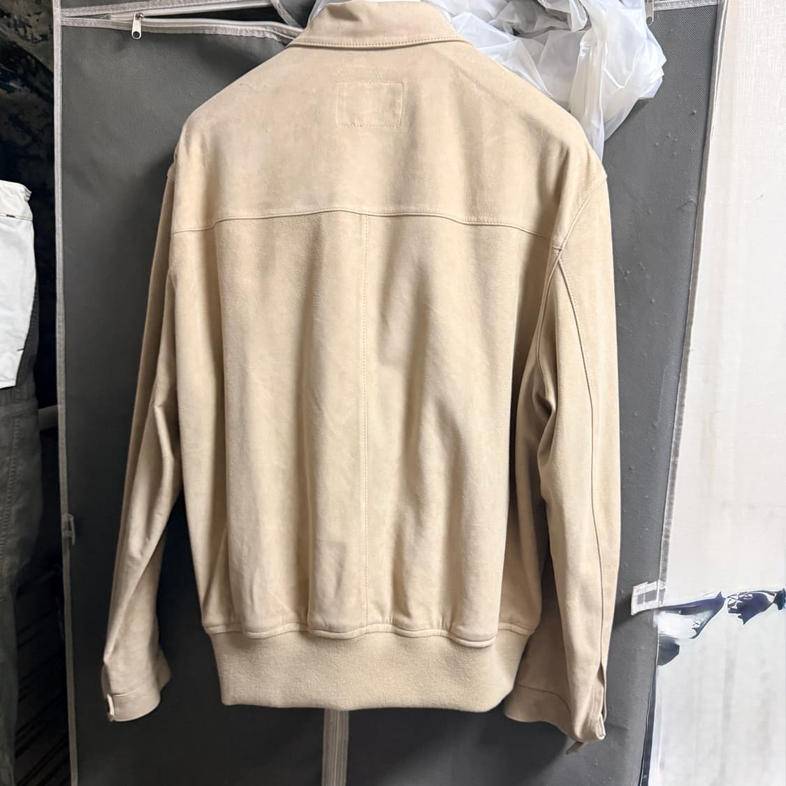 포터리 고트스킨 스웨이드 자켓 3 베이지 상품이미지3