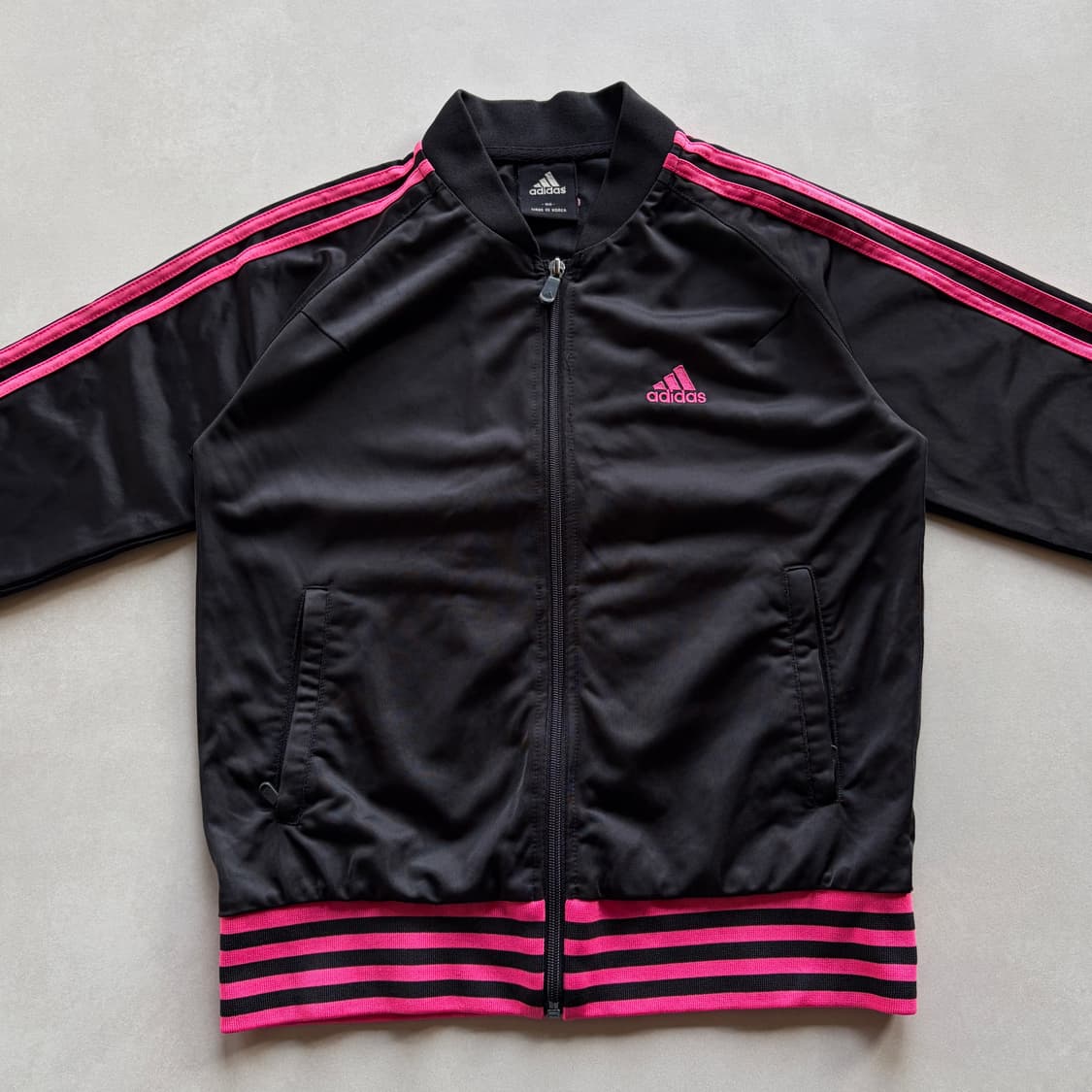 [S]아디다스 블랙 핑크 트랙탑 져지 상품이미지2