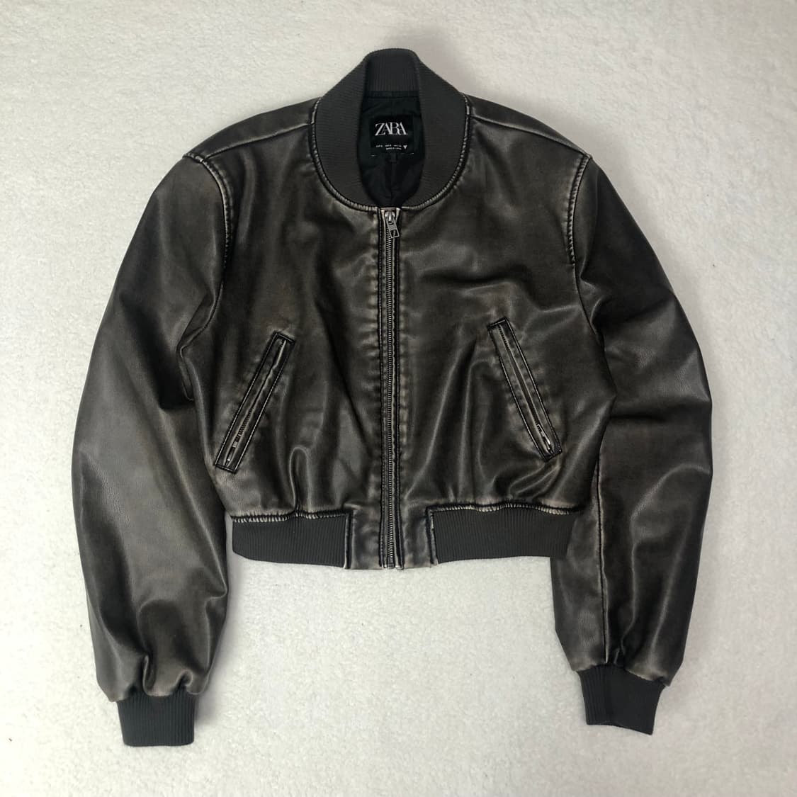 자라 레더자켓 상품이미지1