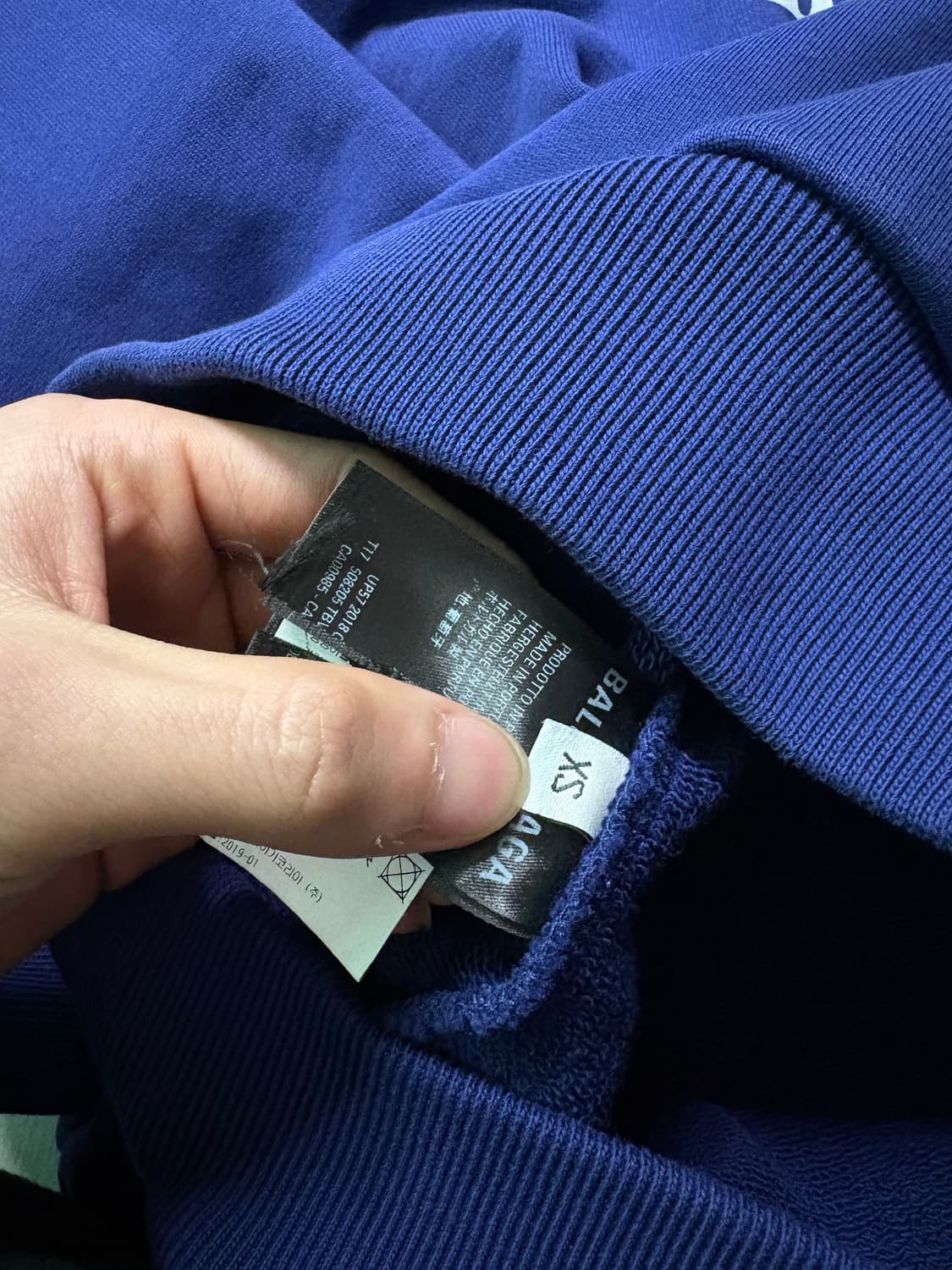 발렌시아가 폴리티컬 웨이브 로고 후드 상품이미지4