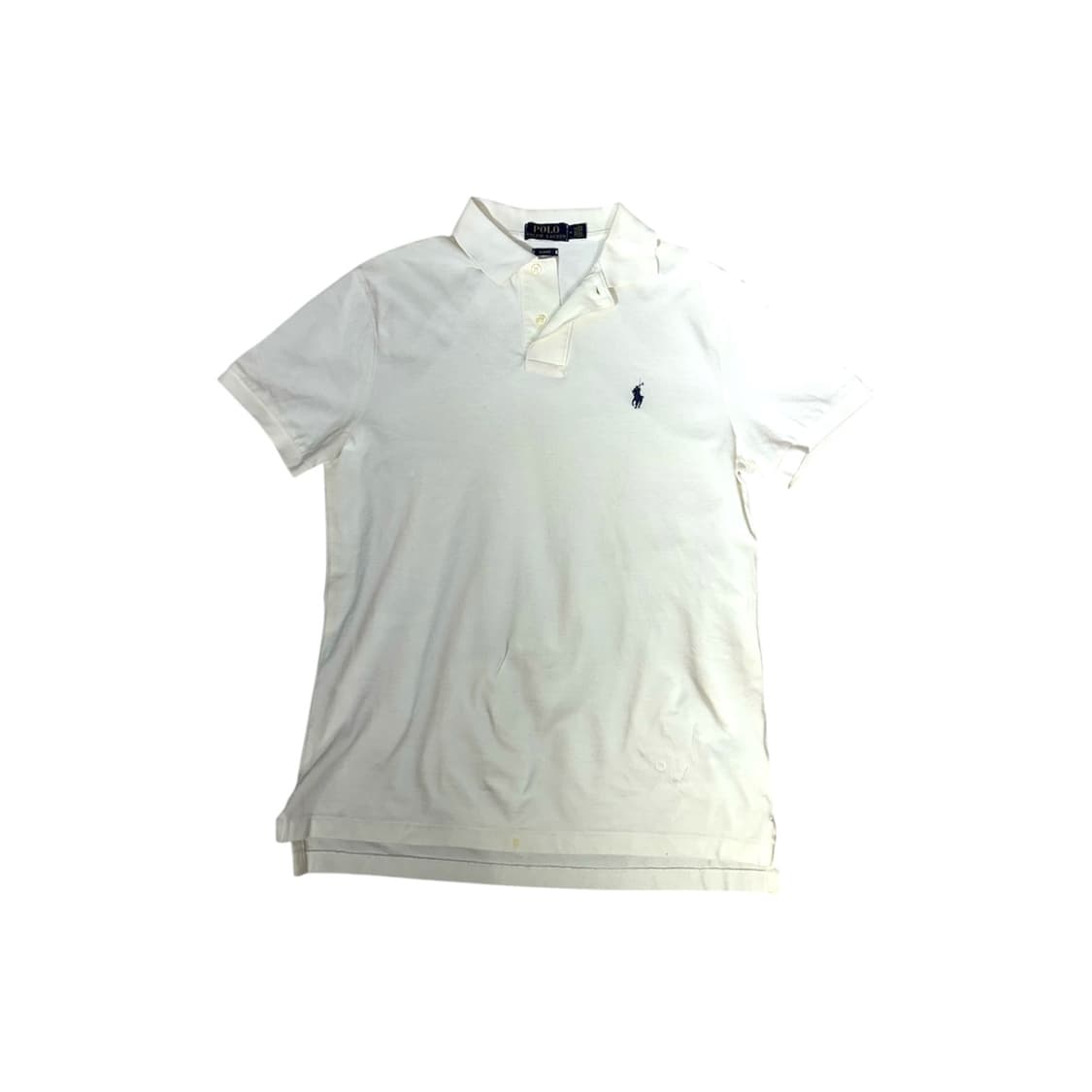 폴로 랄프 로렌 신형 화이트 반팔 카라 티셔츠 M 상품이미지5