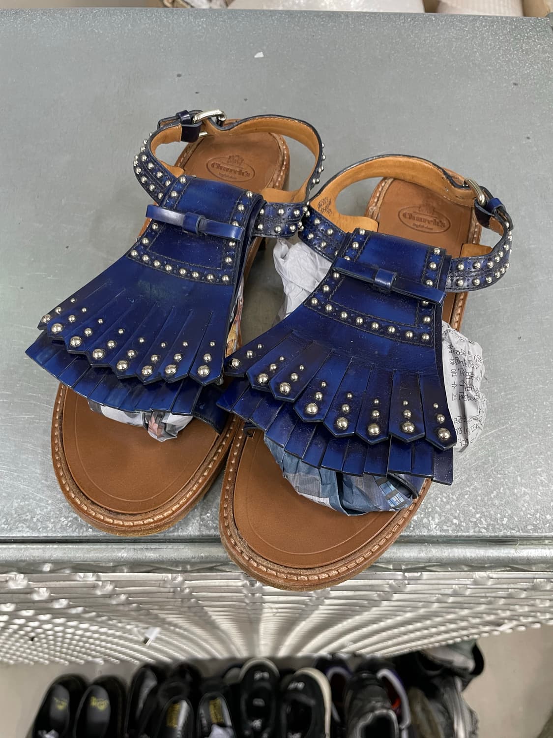 처치스 스터드 프린지 샌들 38 (gr-4700) 상품이미지2