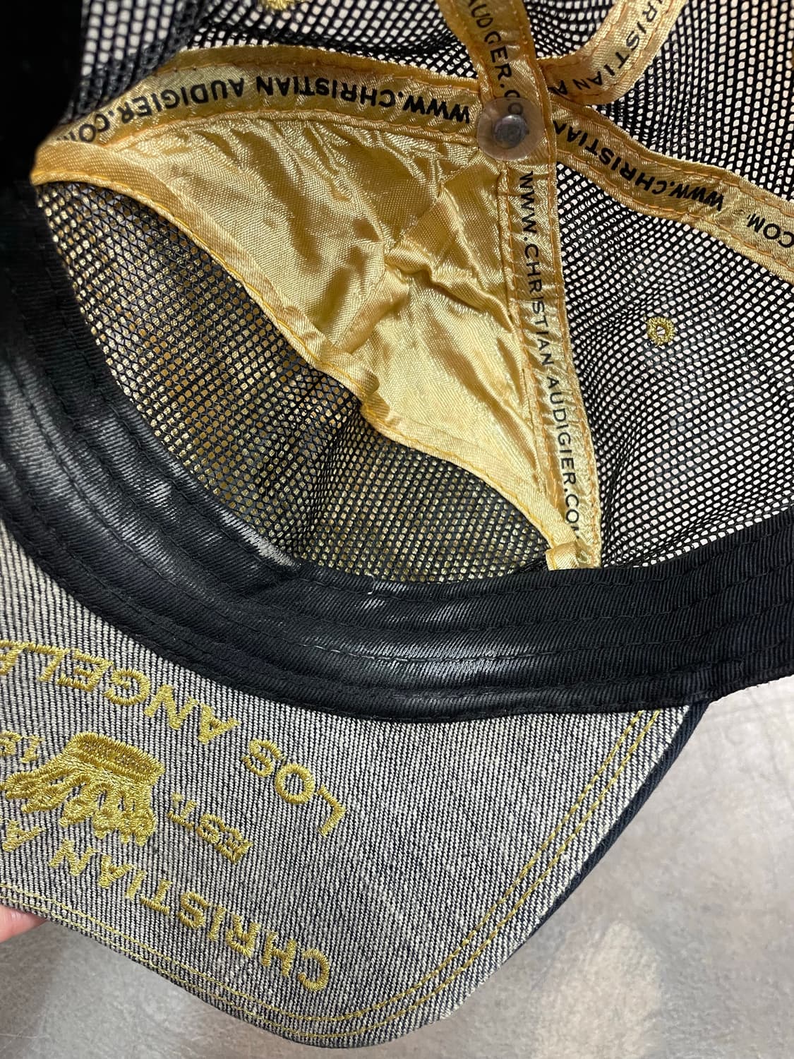 Vtg Y2K 자수 메쉬 캡 상품이미지8