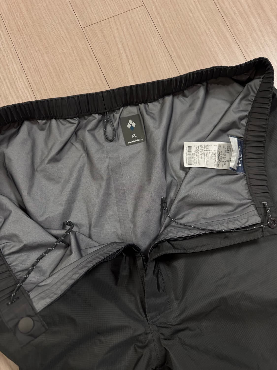 [XL] 몽벨 고어텍스 스톰 크루저 팬츠 - 차콜 상품이미지6
