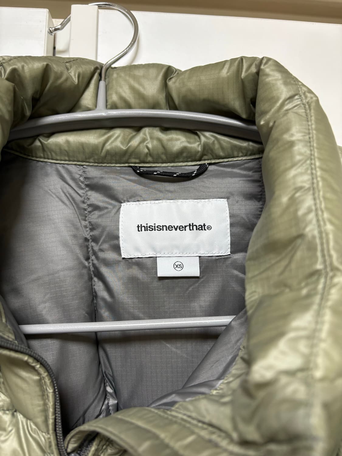 디스이즈네버댓 퍼텍스 라이트 다운 자켓 다크 세이지 xs 상품이미지4