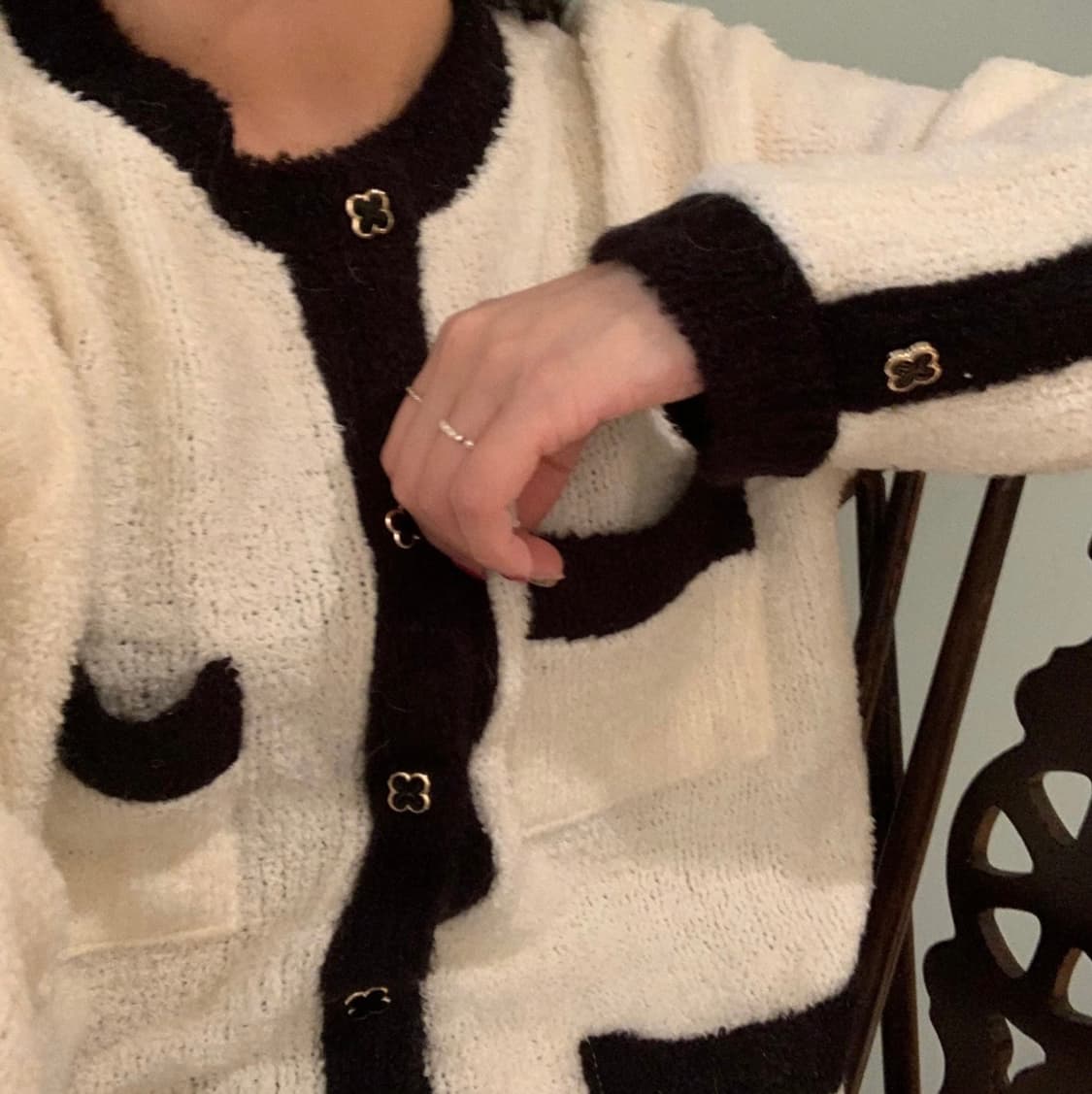 오이니 클로버 가디건 상품이미지1