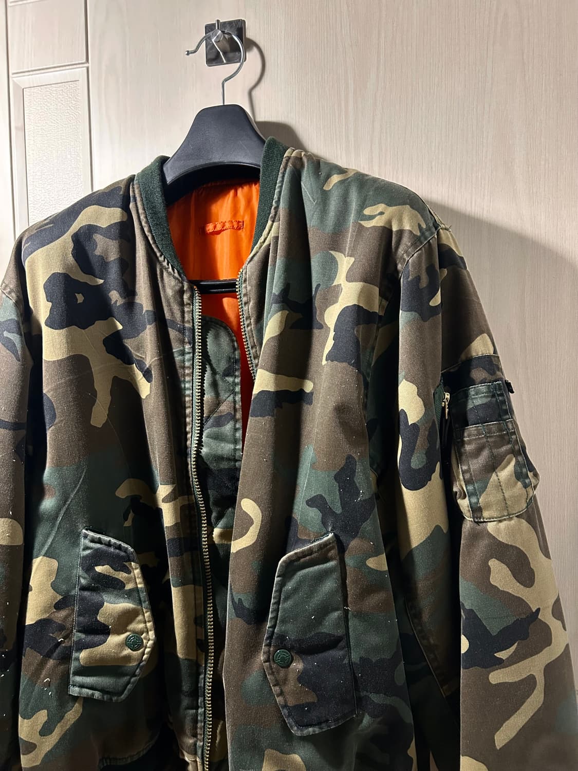 포스텍스 카모플라주 Ma-1 봄버 라프시몬스  상품이미지5