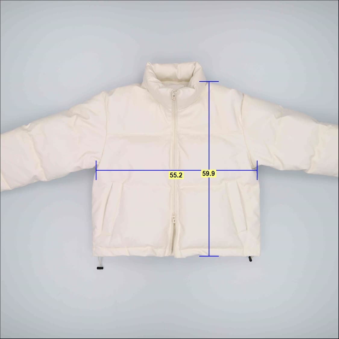 [F] 우이 여성 레더 덕다운 숏패딩 점퍼 0107H2 상품이미지8