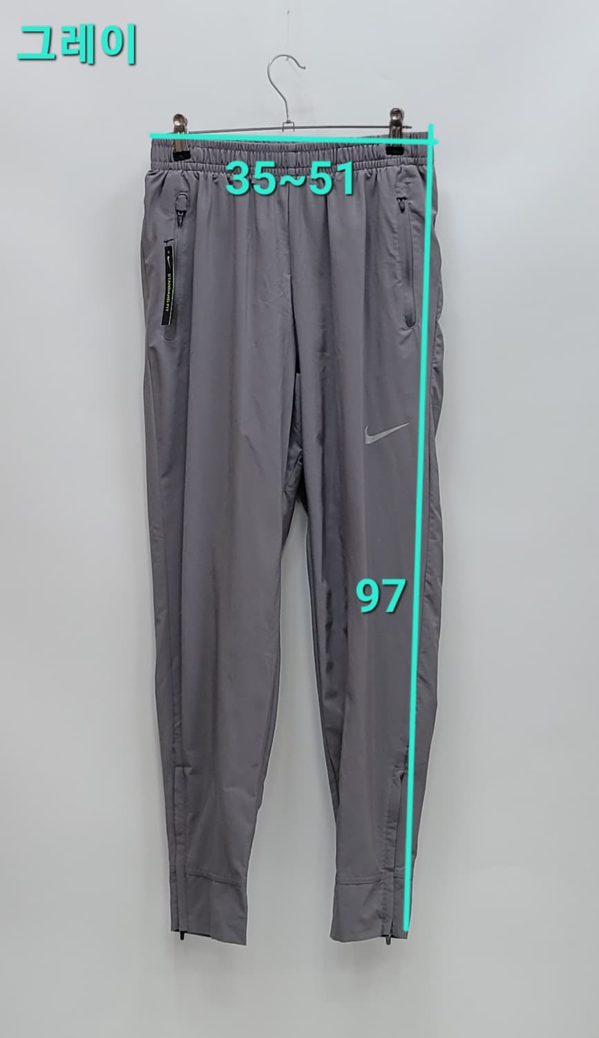 (새상품) NIKE 나이키 드라이핏 우븐 러닝 팬츠 / 남 M 
 상품이미지10