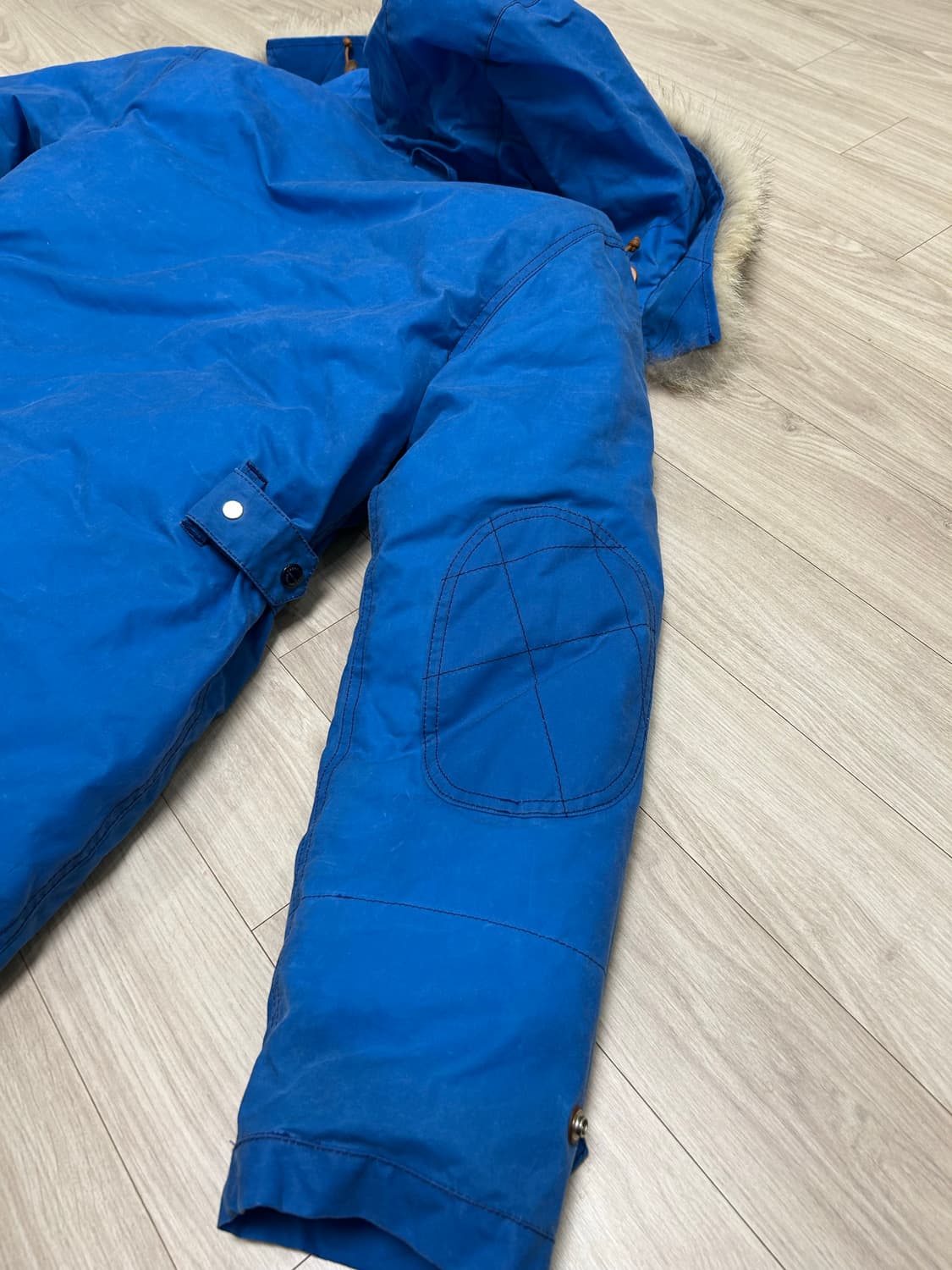 PENDLETON 후드 퍼 파카 블루 상품이미지7