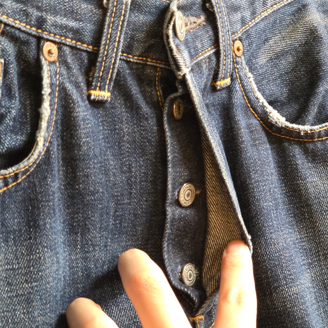 JPN 에드윈 505SX 셀비지 데님 팬츠 상품이미지7