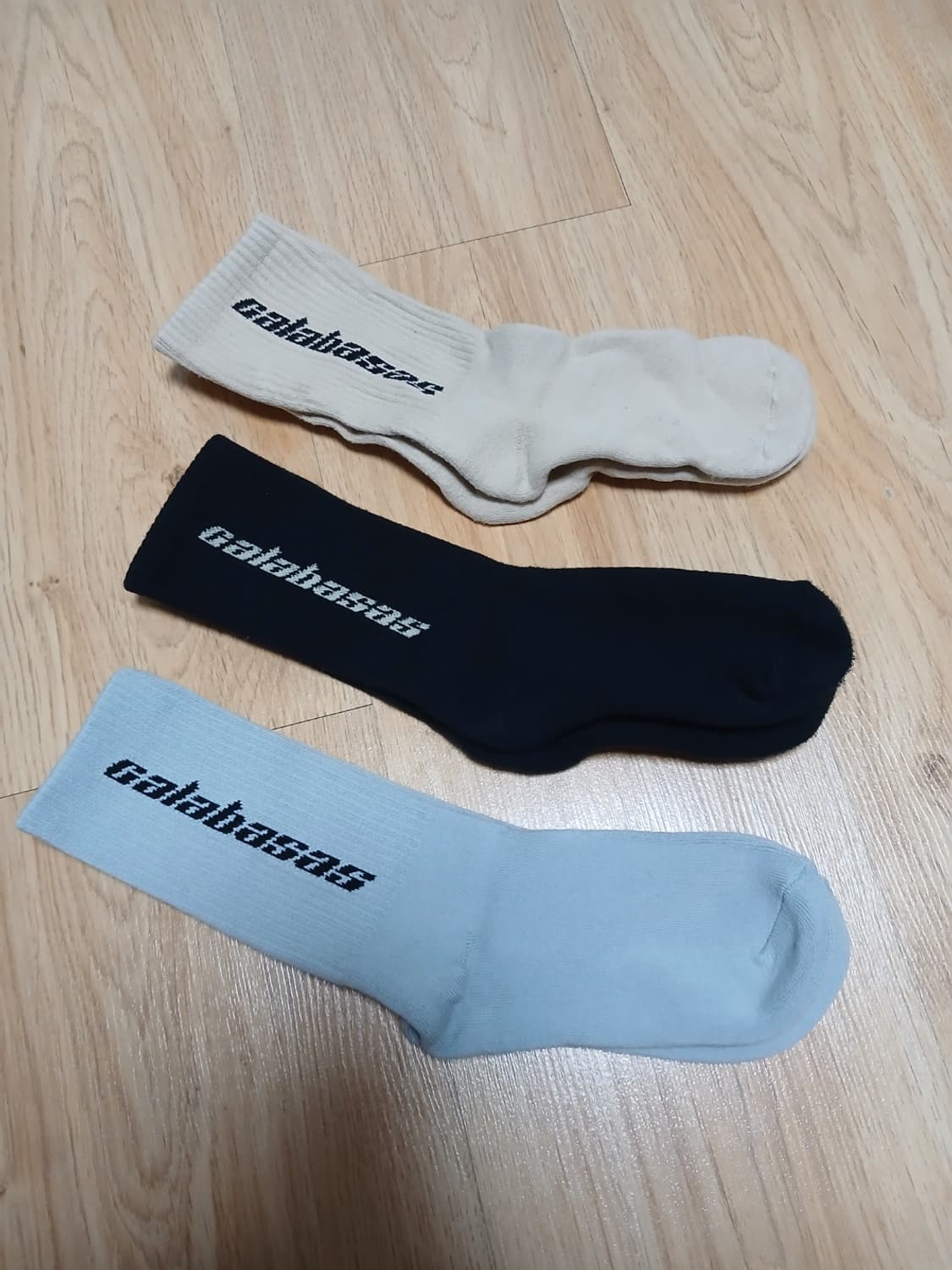 이지 칼라바사스 양말 3족 세트 상품이미지1