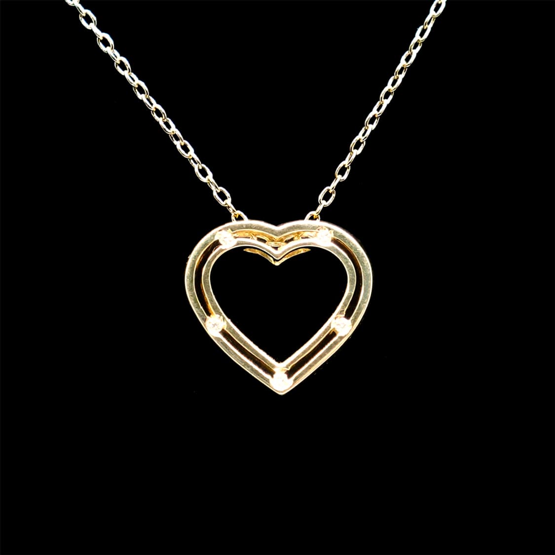 다미아니 벨에포크 쿠오레 하트 천연다이아 18K 옐로우골드 펜던트 목걸이 상품이미지1