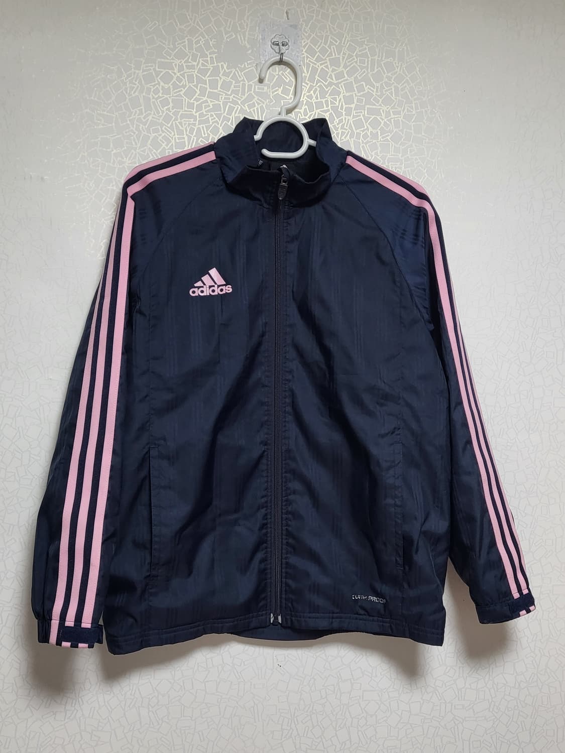 아디다스 네이비 핑크 바람막이 M 상품이미지1