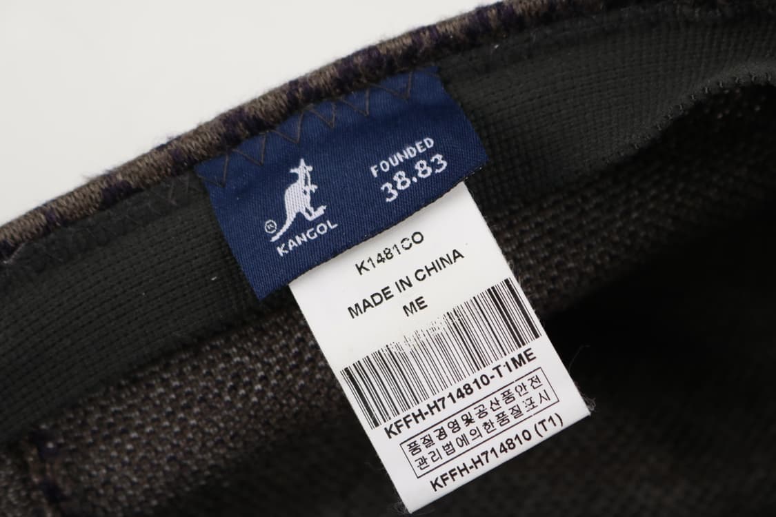 [M] 캉골 자카드 507 울 헌팅캡 상품이미지5