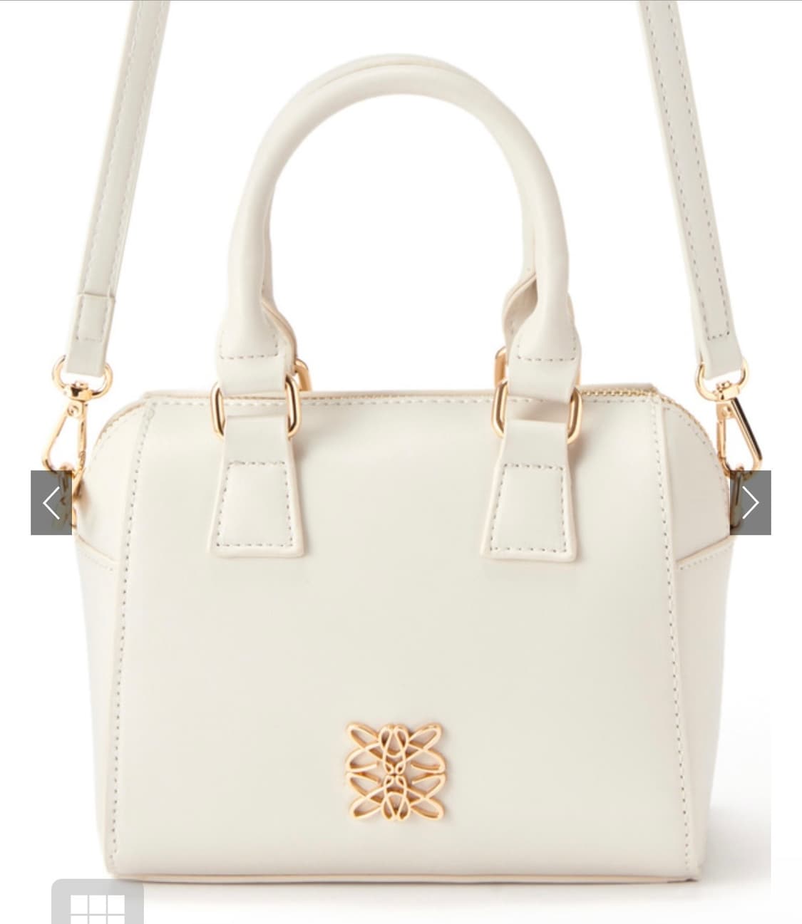 급처분|일본직구|GRL|2way 모노그램 보스턴백(아이보리색) 상품이미지1