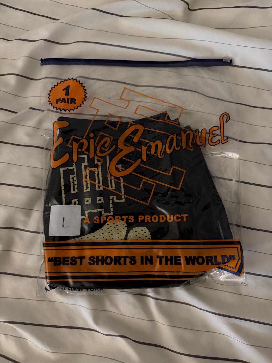 에릭 엠마누엘 베이직 쇼츠 블랙 본 상품이미지1