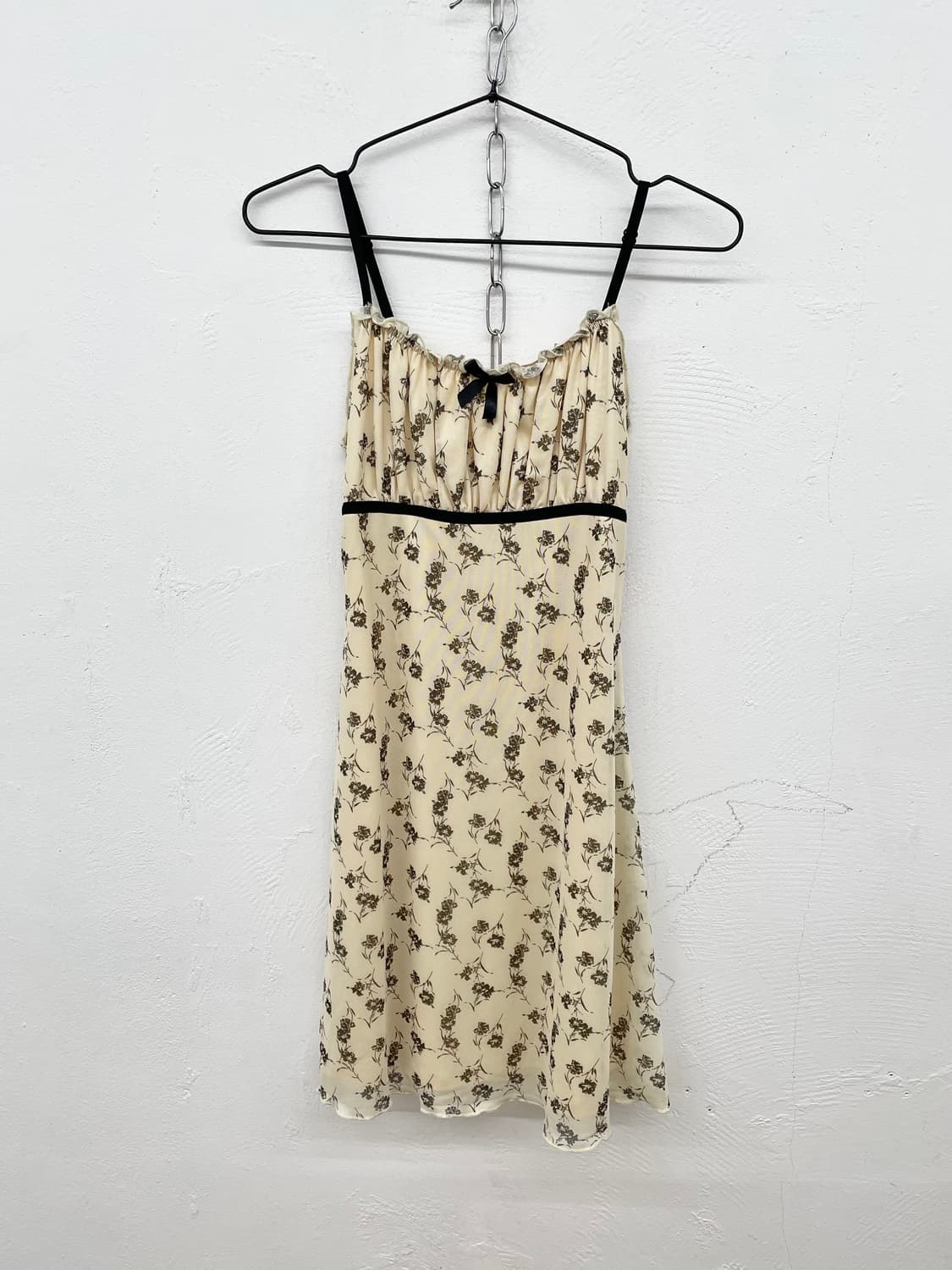 엔틱 플로럴 셔링 원피스 상품이미지4