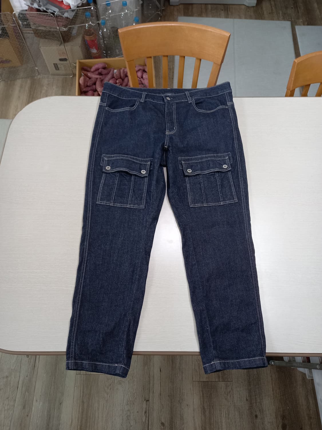 39 S2-LO51 스판 슬림일자진 진청 39-10 상품이미지1