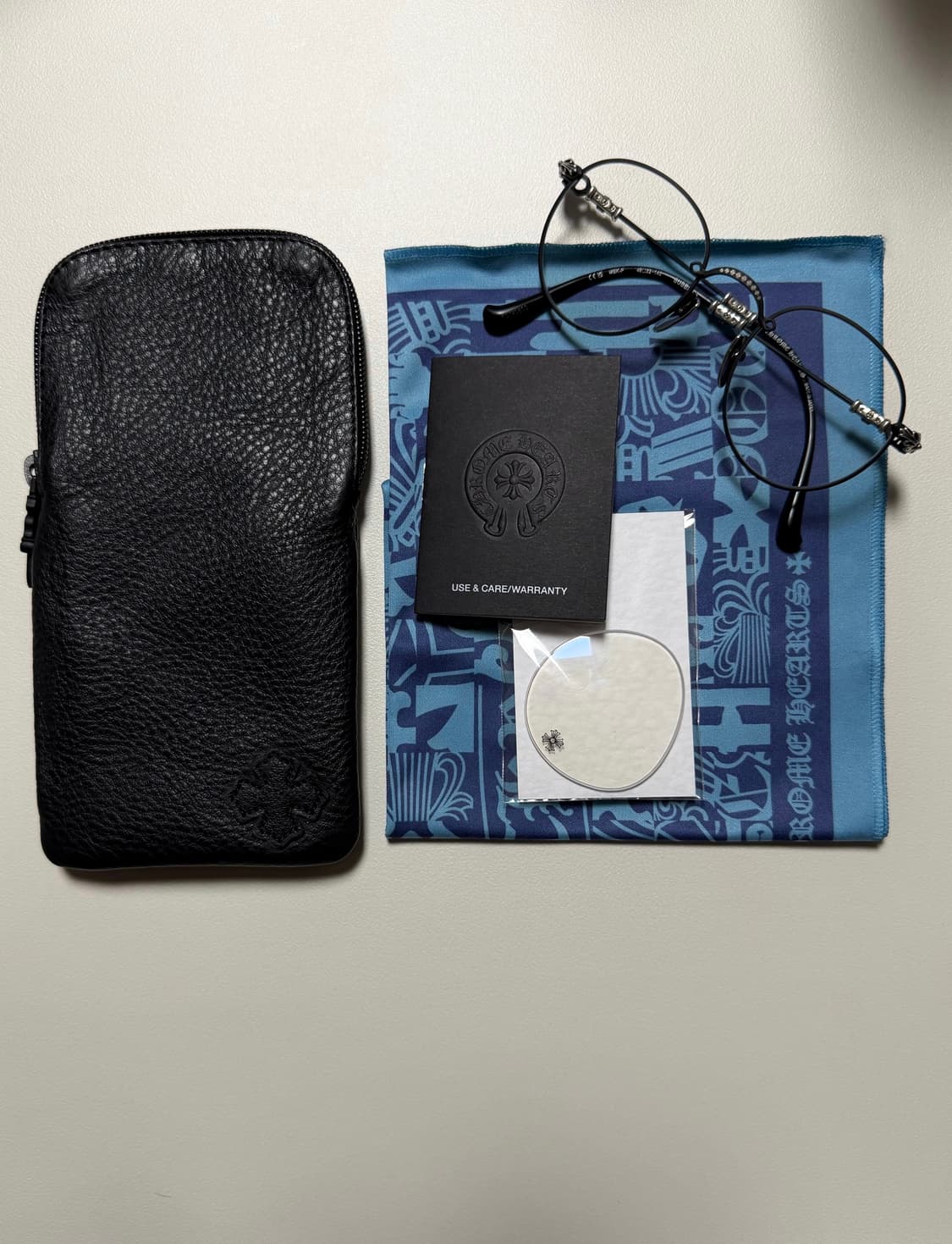 (거의새상품) 크롬하츠 안경 부바a 매트블랙 mbk-p 상품이미지1