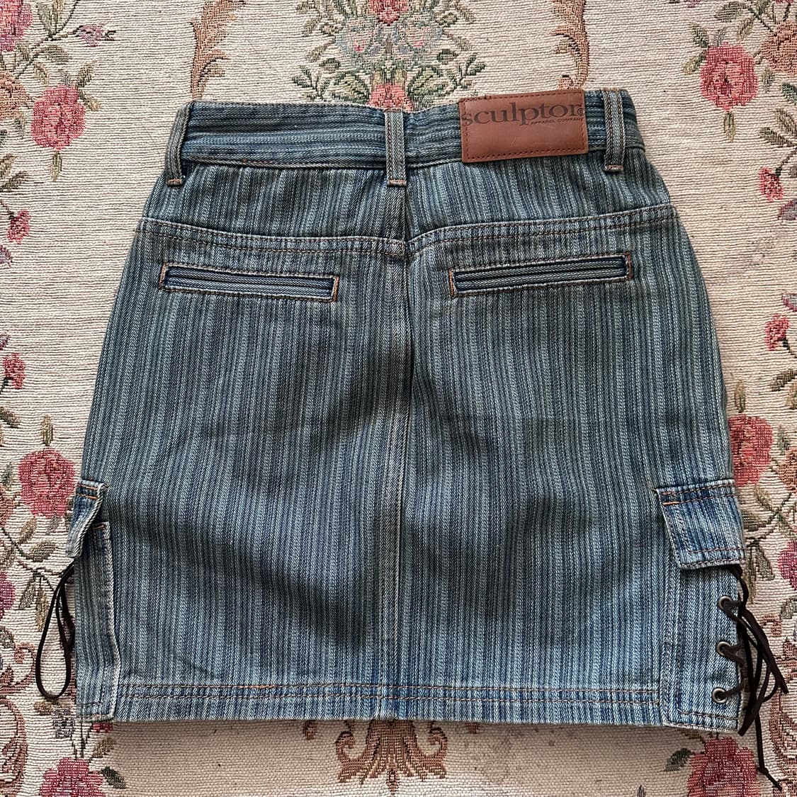 스컬프터 스커트 Washing Cargo Skirt Blue/Wasabi 상품이미지2