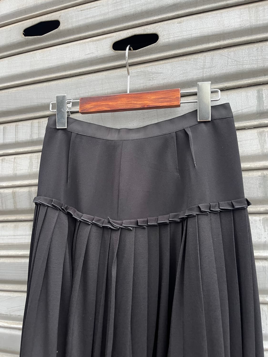 Lanvin 플리츠 미디스커트 상품이미지5