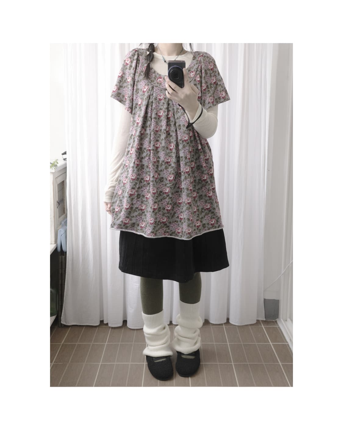 PQ Vintage flower t-shirts 상품이미지1