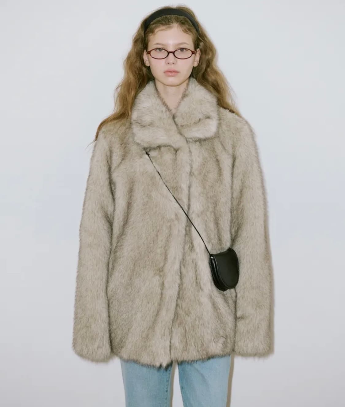 (새상품 택O) 시눈 퍼자켓 애쉬브라운 상품이미지1