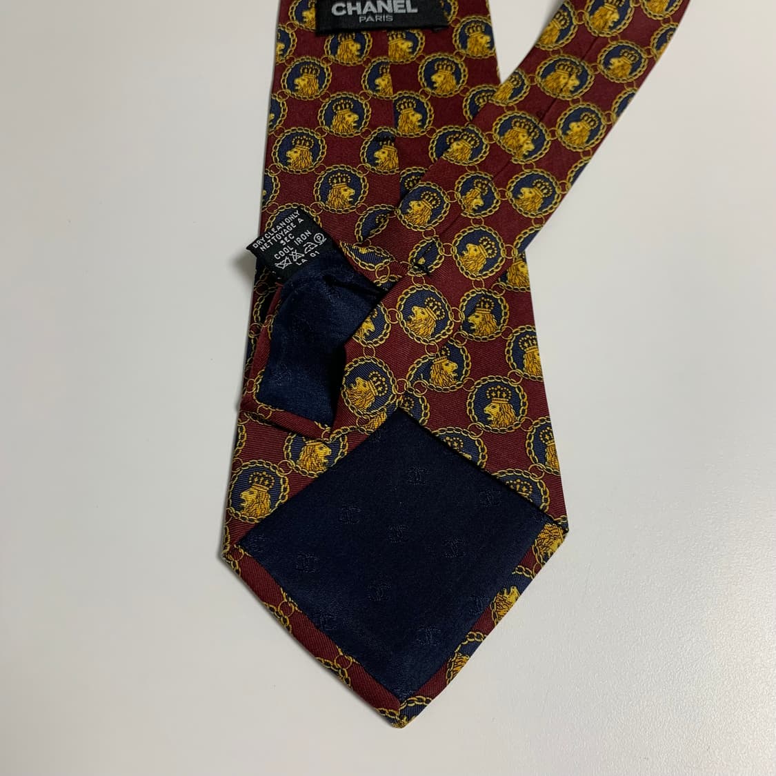 샤넬(CHANEL) 기하학적패턴 이태리 100실크 명품넥타이 A+등급 상품이미지6