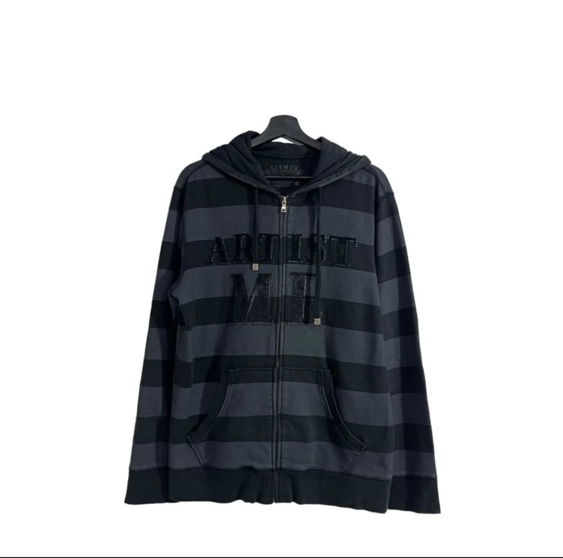 빈티지 스트라이프 펑크 후드집업 105 상품이미지2