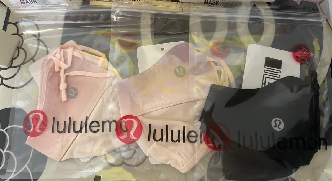 룰루레몬 UPF50+ 마스크 3종 세트 상품이미지1