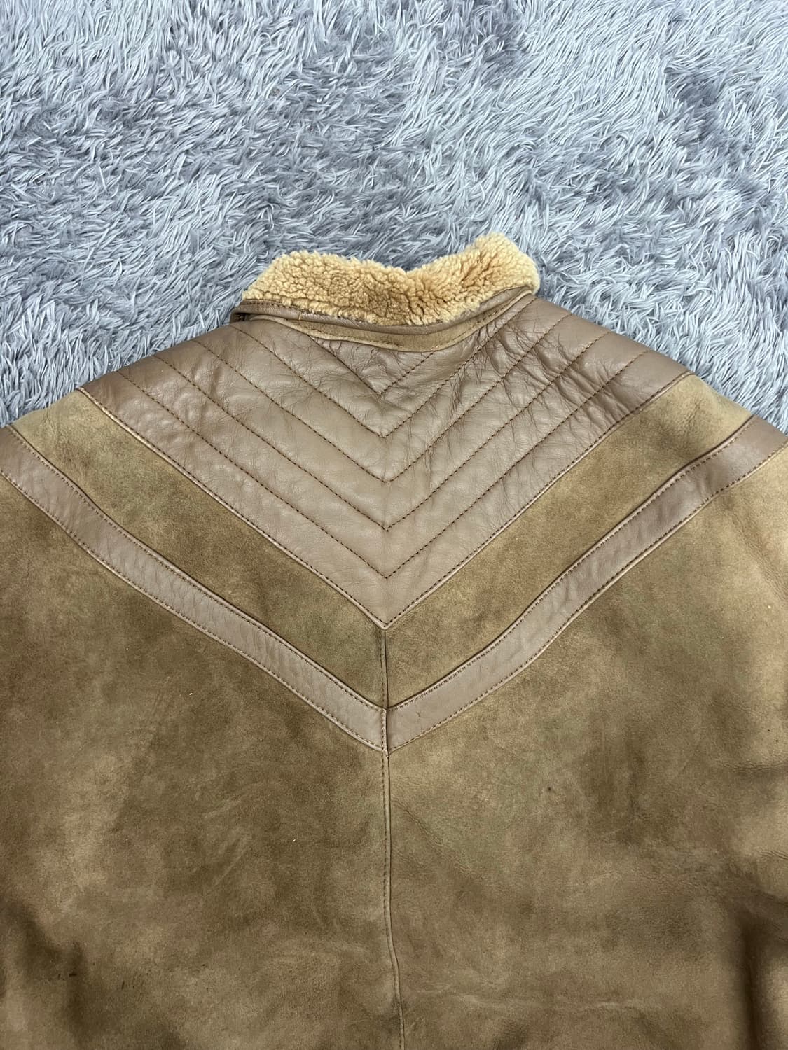 Vintage 무통 무스탕 봄버 상품이미지4