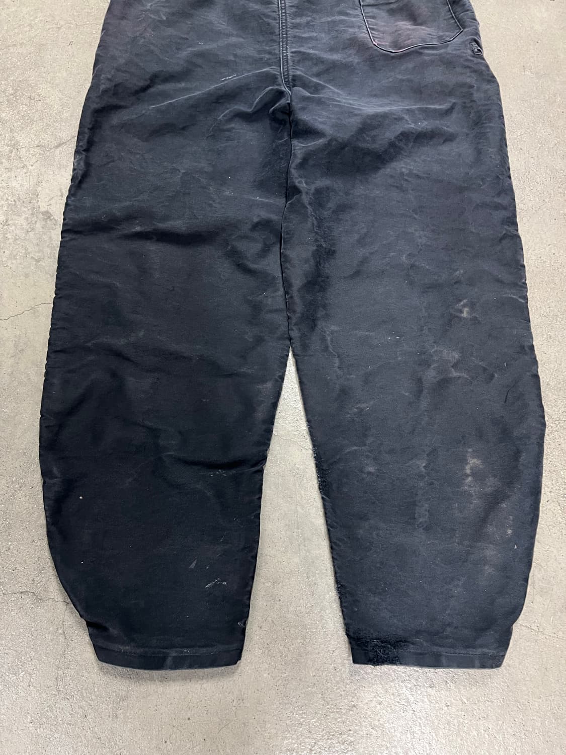 OLD EURO BLACK MOLESKIN 빈티지블랙몰스킨워크팬츠 상품이미지8