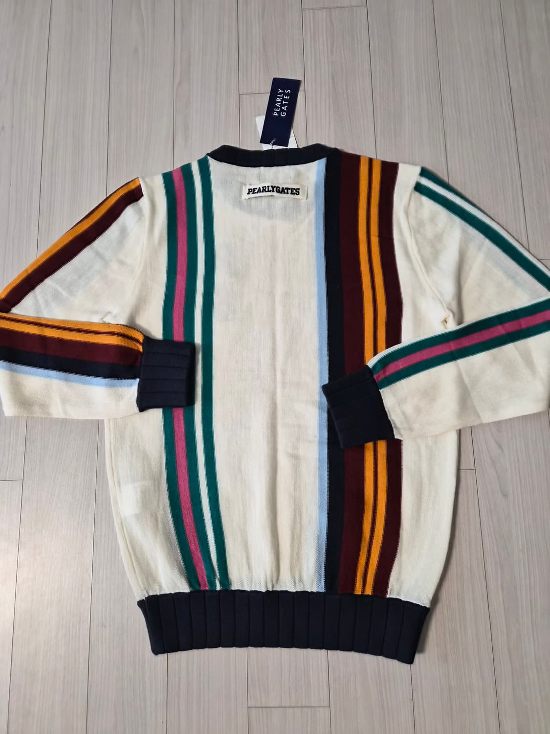 [새상품 파리게이츠 남성 스트라이프 니트 (4사이즈/95~100) 상품이미지5