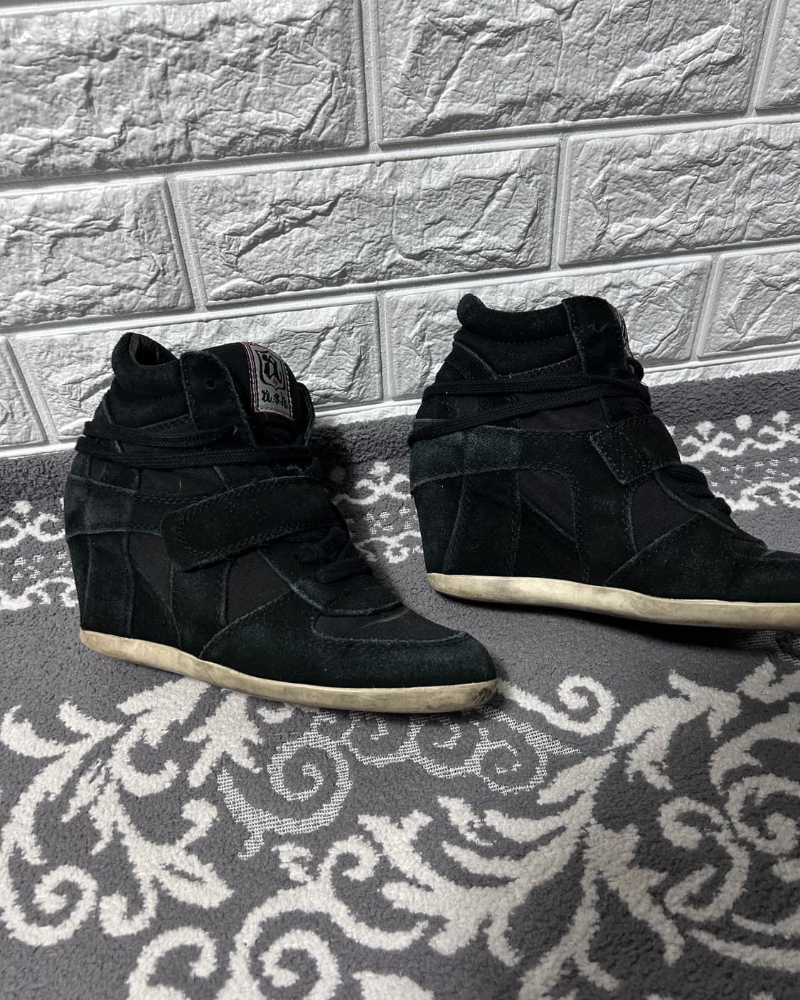 Ash 아쉬 히든 웨지 스웨이드 스니커즈 상품이미지3