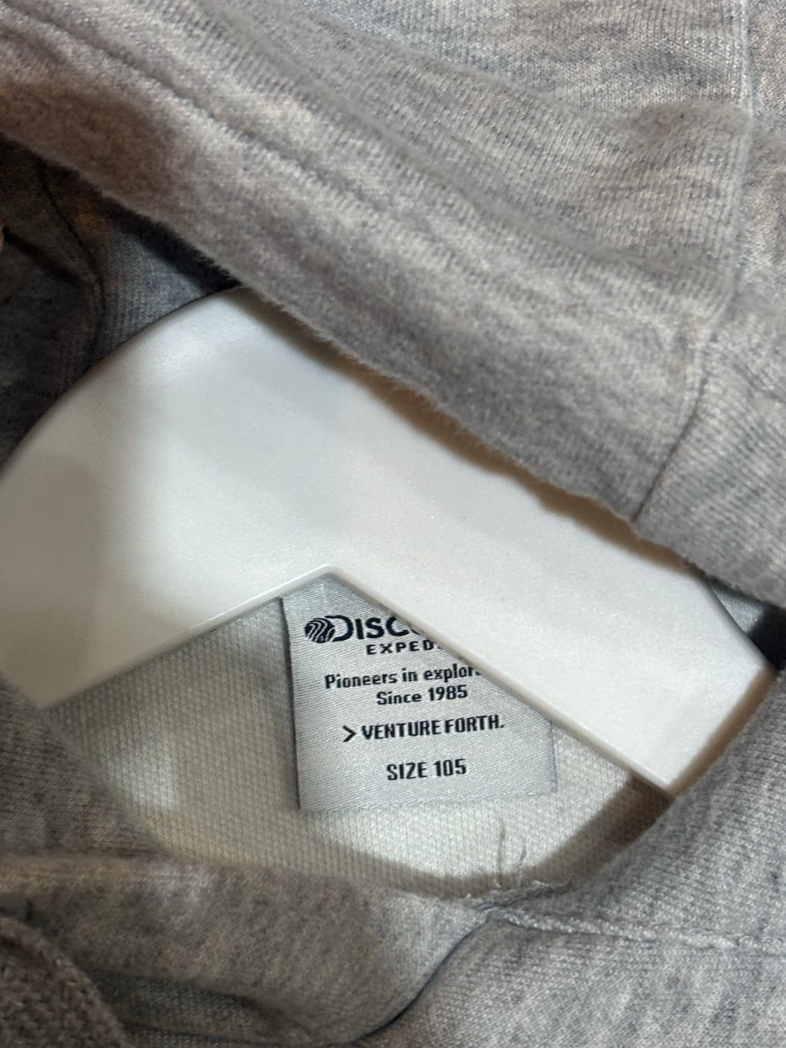 디스커버리 후드티 그레이 XL 상품이미지5