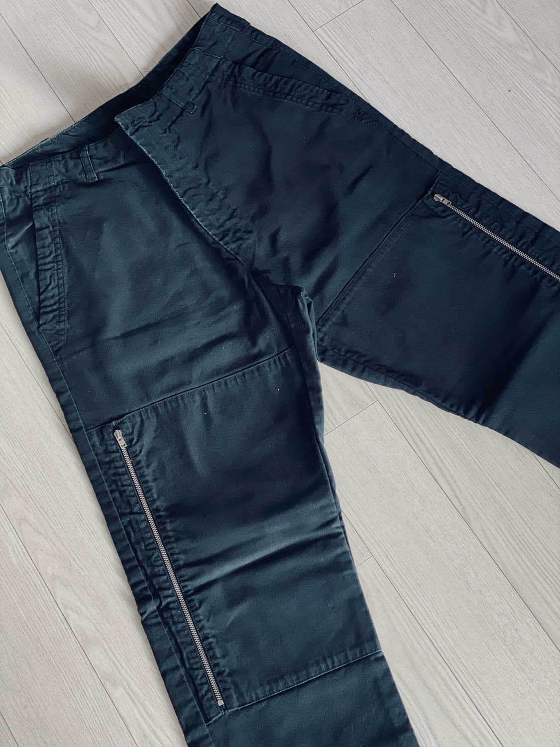  시피컴퍼니 지퍼 카고 카펜터 블랙 팬츠 레귤러 핏 30~31 사이즈 상품이미지4